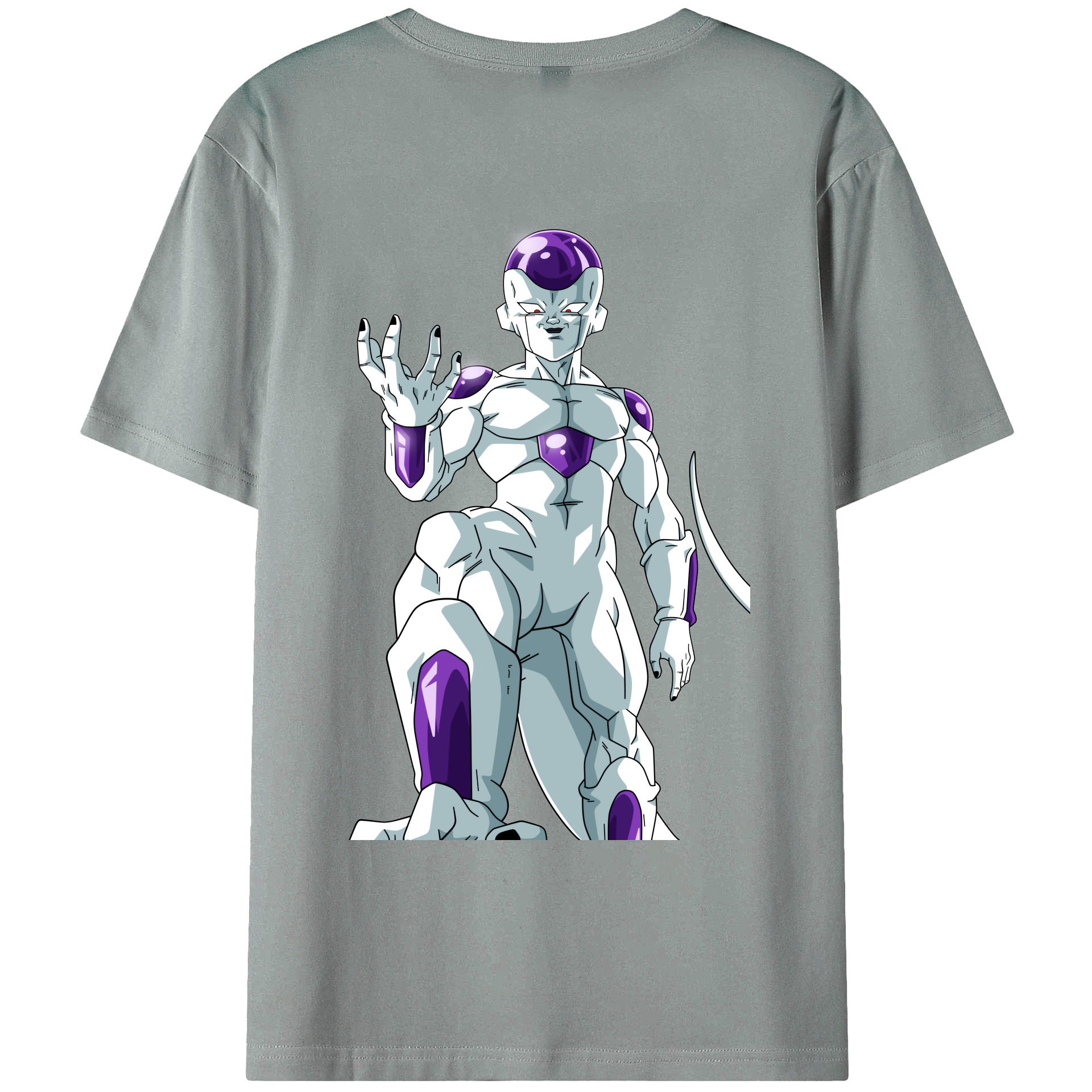 （画像用） ドラゴンボール フリーザ DRAGON BALL Frieza 綿100％ メンズ半袖Tシャツ（バックプリント） 通気性
